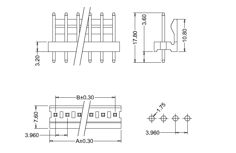 M3695-N-K(S) dimensions M3695-NK(S) méretek