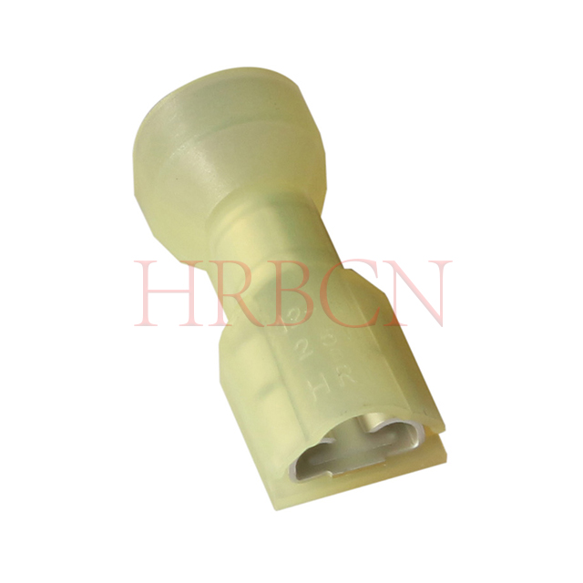 HRB M6350 6,35 mm, 0,250' AWG12-10 egyenes, szigetelt csatlakozóaljzat