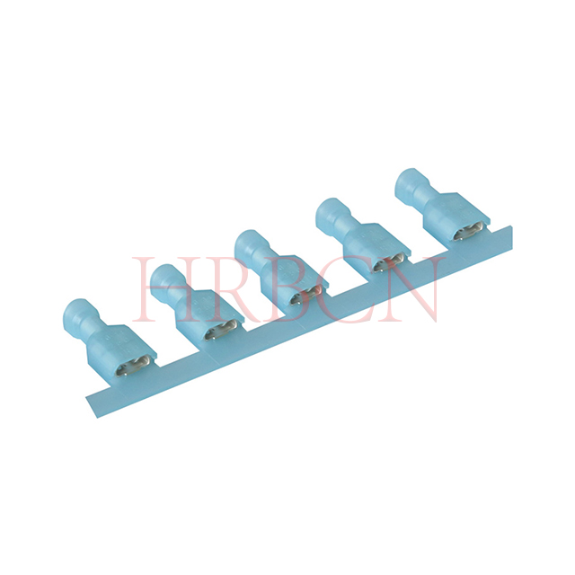 HRB M6350 6,35 mm, 0,250' AWG16-14 egyenes, szigetelt anya leválasztó csatlakozó