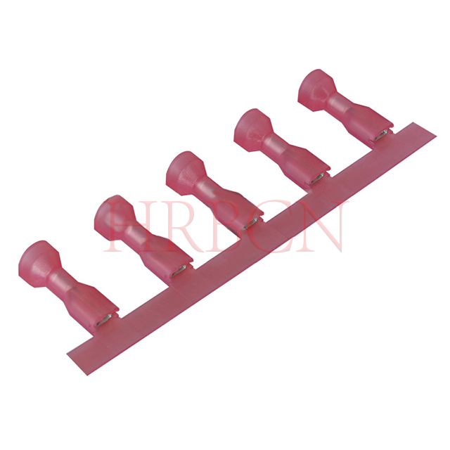 2,8 mm (0,110') egyenes szigetelt csatlakozóaljzat AWG22-18 0,32-0,82 mm² 