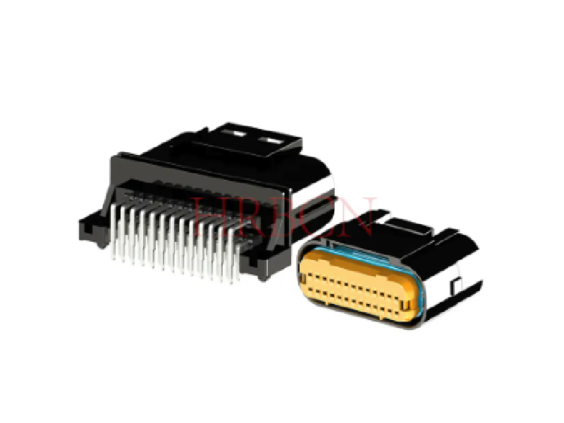 2,5 mm-es osztásközű vezeték az alaplaphoz IP67 vízálló csatlakozó derékszögű kialakítással