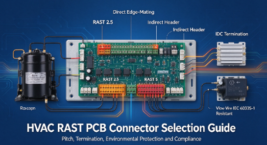 Hogyan válasszunk RAST PCB csatlakozókat HVAC vezérlőkártyákhoz