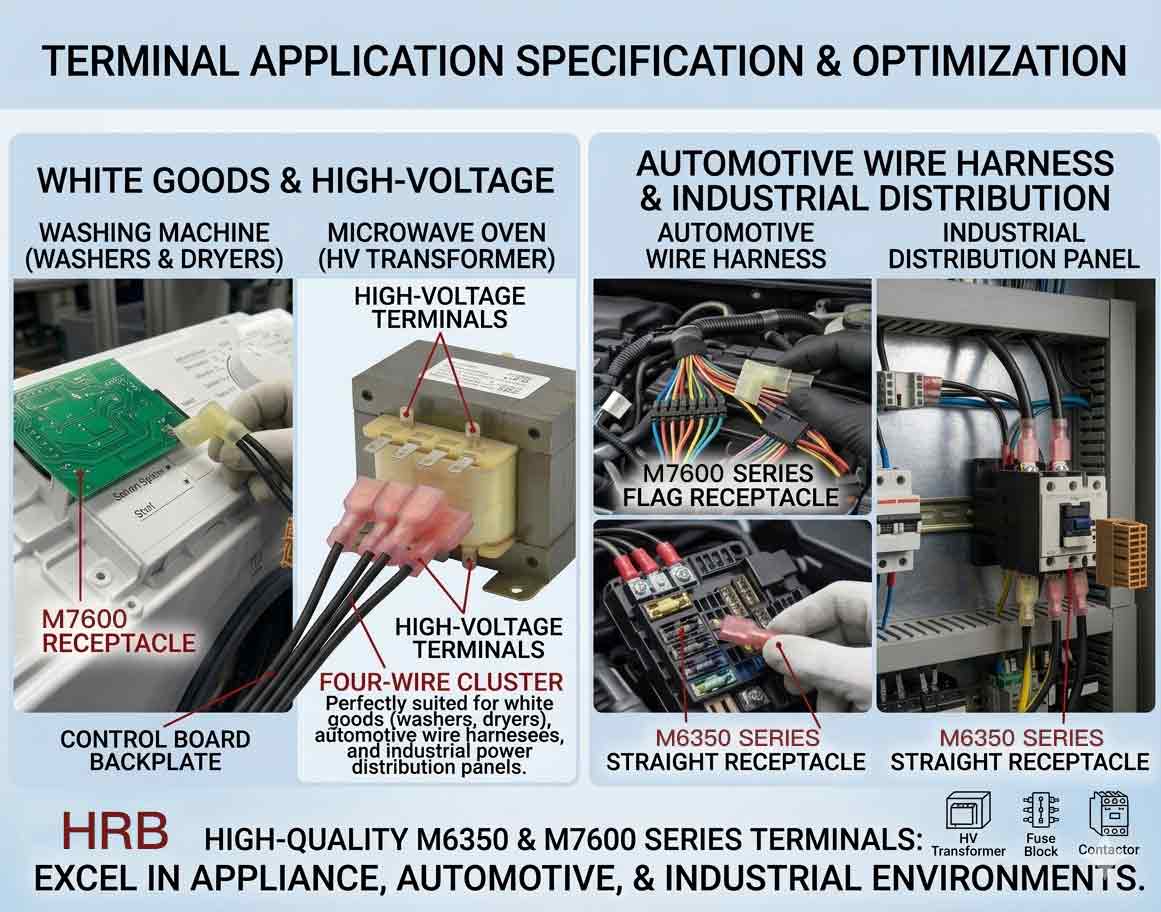 FASTON TERMINAL alkalmaz&aacute;s